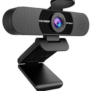 EMEET 1080P Webcam with Microphone, C960 Web Camera, 2 Mics Streaming Webcam, 90